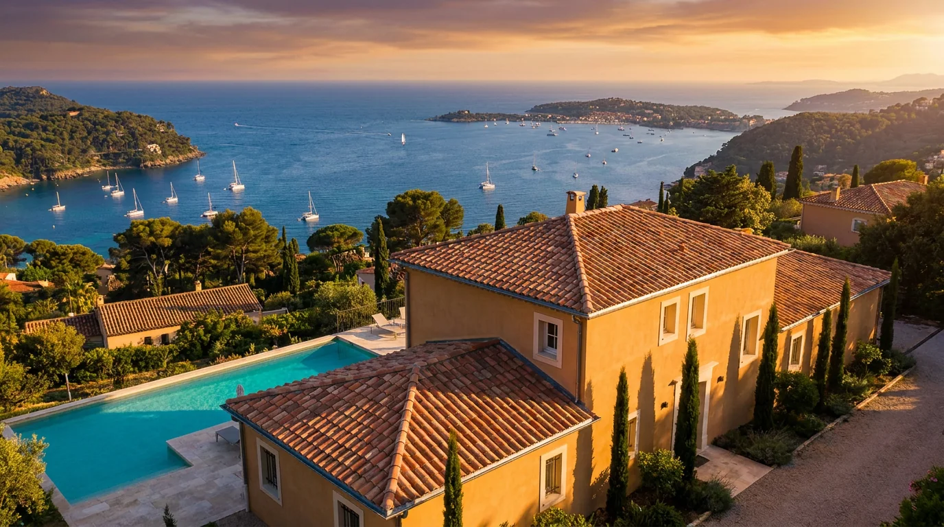 Toiture rénovée dans le secteur de Cannes
